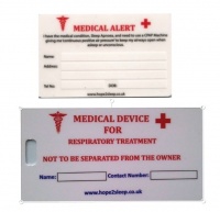 Medical Alert Cards, Wristbands + Luggage Tags